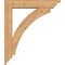 Ekena Millwork Thorton Traditional Smooth Bracket w/ Offset Brace, Western Red Cedar, 5 1/2"W x 26"D x 30"H BKT0604X26X30THR01SWR - alternate 4